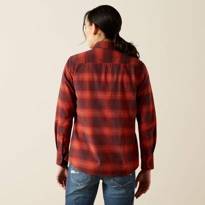 Rebar Flannel DuraStretch Work Shirt Back