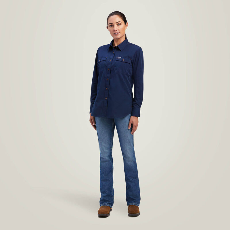 Rebar Washed Twill Work Shirt Full