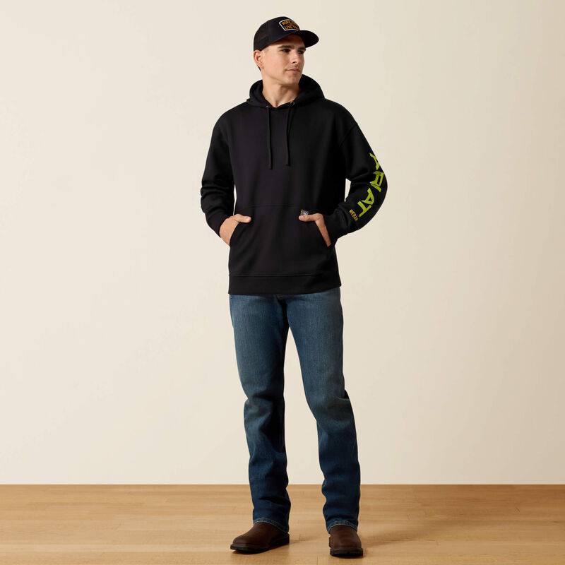 Rebar Workman Graphic Hoodie Full