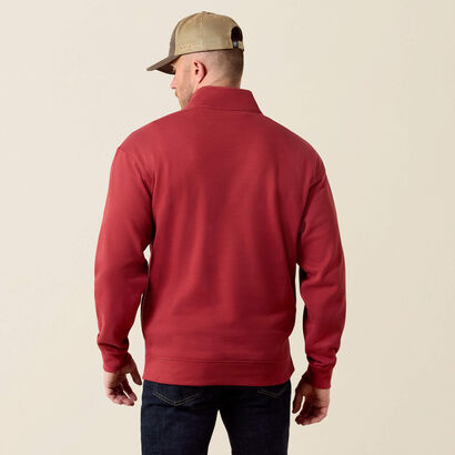Core 1/4 Zip Sweatshirt Back