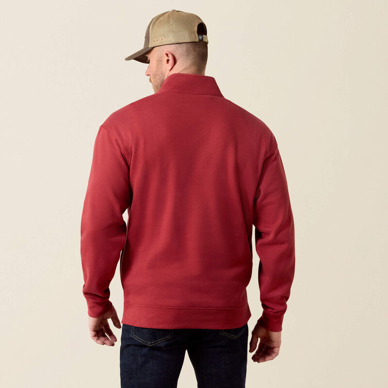 Core 1/4 Zip Sweatshirt Back