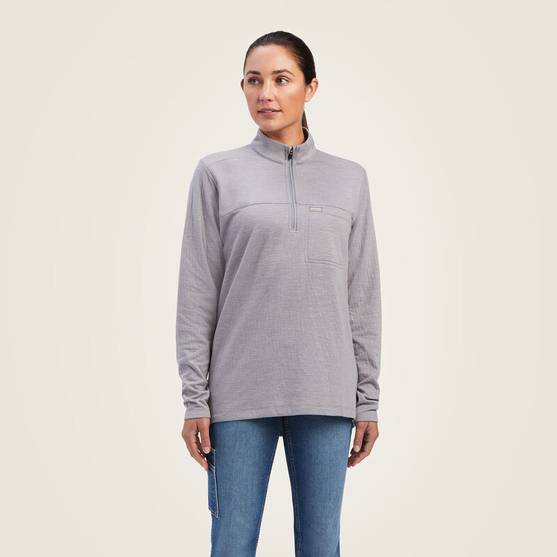 Rebar Foundation 1/4 Zip Shirt Front