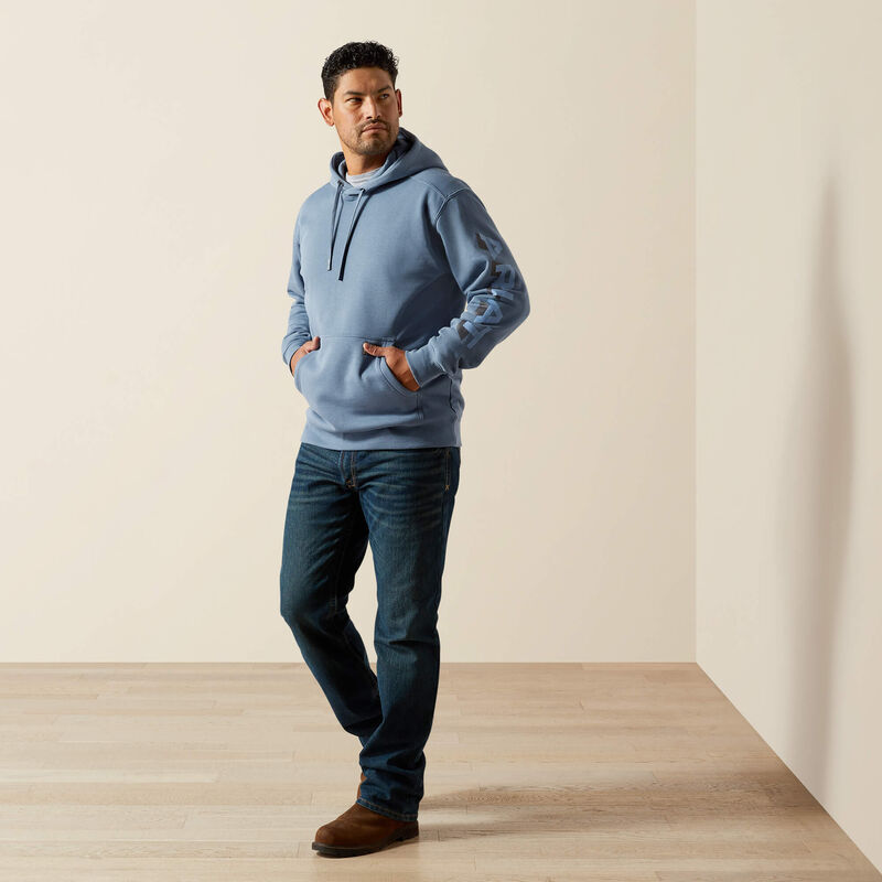 Rebar Lightweight Logo Hoodie Full