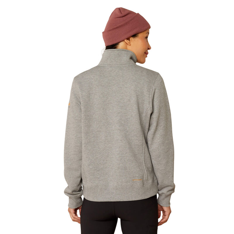 Rebar Traverse Funnel Neck Sweatshirt Back