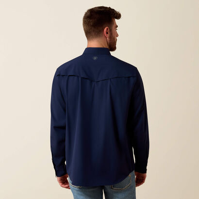 FrontierTough VentTEK Western Classic Fit Snap Shirt Back