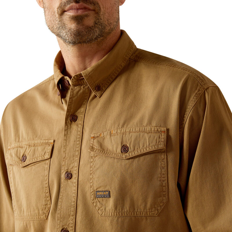 Rebar Washed Twill Work Shirt Image 4 of 4